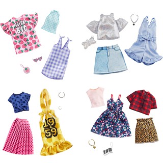 Combo 2 Set Quần Áo Thời Trang Búp Bê Barbie Fashion (Nhiều Mẫu)
