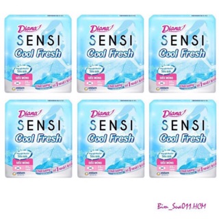 COMBO 6 GÓI BVS SENSI COOL MỎNG CÁNH