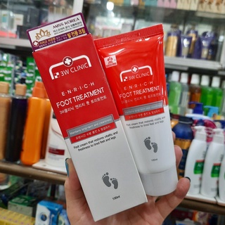 Kem dưỡng da chân 3W Clinic Enrich Foot Treatment 100 ml