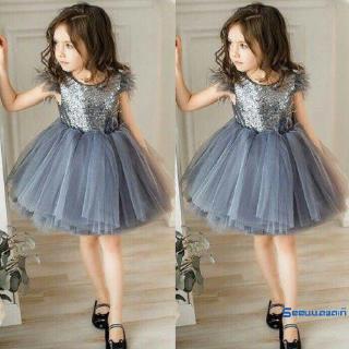 Đầm Xoè Tulle Lấp Lánh Cho Bé Gái