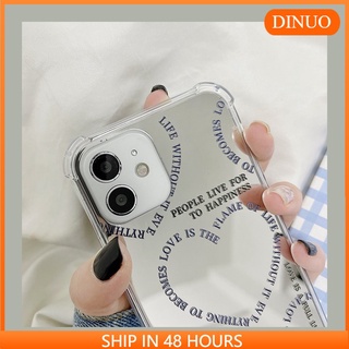Ốp lưng iphone Ốp Điện Thoại TPU silicone Mặt Gương Thời Trang Cho iPhone 11 pro max X Xr Xs max 7 8 Plus 13 12 pro max Dinuo case