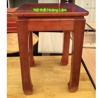 [Mã LIFEBKA5 giảm 10% tối đa 1 Triệu đơn 500k] Ghế đôn gỗ xoan rừng cao 50 cm