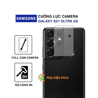 Cường lực camera Samsung S21 Ultra / Samsung S20 5G độ cứng 9H trong suốt - Dán camera Samsung Galaxy S21 Ultra 5G