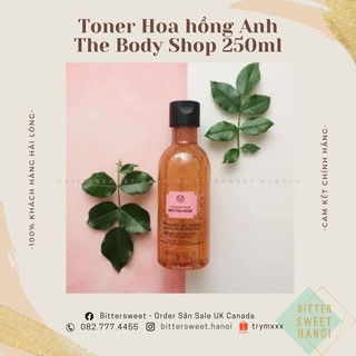 Toner hoa hồng The Body Shop British Rose Petal - Soft Gel Toner dupe Fresh Rose Deep Hyration Facial Toner