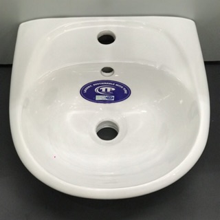 LAVABO SỨ TREO TƯỜNG NHỎ GỌN KÈM BAS TREO