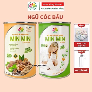 Ngũ Cốc Lợi Sữa Min Min Bột Ngũ Cốc Bà Bầu 29 Hạt Cung Cấp Dinh Dưỡng Cho Mẹ Giúp Bé Khỏe Thông Minh, Hộp 500g
