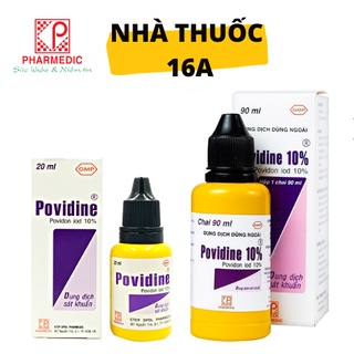 SÁT TRÙNG VẾT THƯƠNG POVIDINE - CÔNG TY PHARMEDIC - SÁT KHUẨN VẾT THƯƠNG HIỆU QUẢ TỐT NHẤT