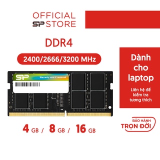 Chính hãng-Ram laptop Silicon Power DDR4 2133/2400/2666/3200 Mhz SODIMM 4GB/8GB/16GB