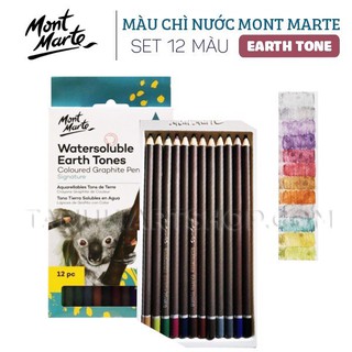 Set chì nước 12m Mont Marte Earth Tones