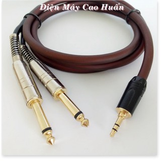 Dây chuyển 3.5 sang 2 đầu 6.5mm