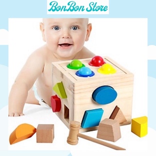 Đồ Chơi Phát Triển Trí Tuệ Thả Hình Đập Bóng Cho Bé - Rèn Luyện Sự Khéo Léo và Khả Năng Tư Duy