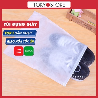 Túi đựng giày bằng vải không dệt chống bụi có dây rút tiện lợi chất lượng cao