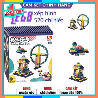 LEGO 520 CHI TIẾT PHÁT TRIỂN SÁNG TẠO CÙNG BÉ BUILDING BLOCK PARK[CHUẨN GIÁ TỐT[