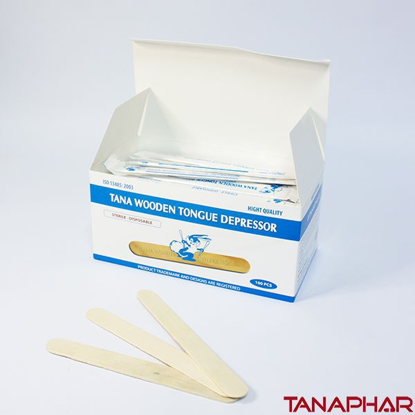 QUE ĐÈ LƯỠI GỖ TANAPHAR 100 QUE