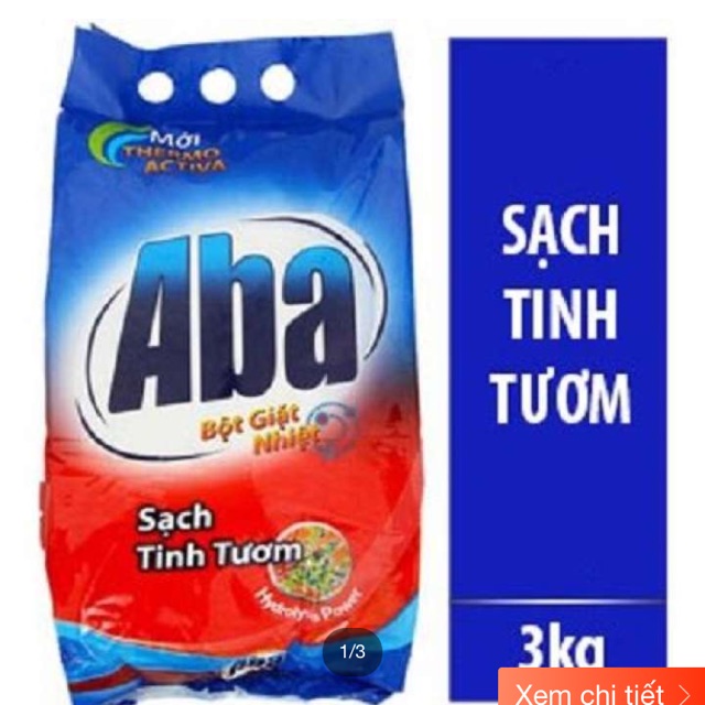 Bột giặt nhiệt Aba 2.9kg