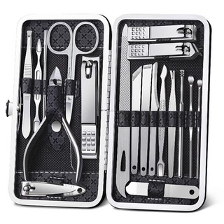 Bộ Bấm Móng Tay 19 Món Thép Cao Cấp Không Rỉ