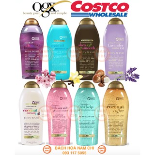 [FULL MÙI] SỮA TẮM OGX BODY SCRUB WASH SULFATE FREE TẨY TẾ BÀO CHẾT DƯỠNG DA TRẮNG MỊN 577ML (CHUẨN USA)