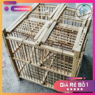 Lồng bẫy chim khuyên tre 4 cửa siêu nhạy - cam kết y hình 00x00x00cm
