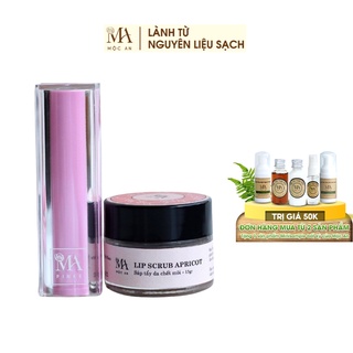 Combo Chăm Sóc Môi Mộc An Với 2 Bước Cơ Bản Dưỡng Môi Mềm Mịn Hiệu Quả