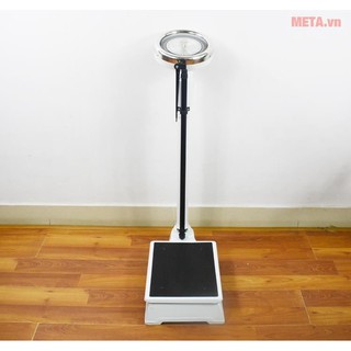 Cân có thước đo chiều cao .