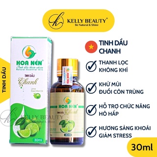 Tinh Dầu Chanh HOA NÉN - Giúp Giảm Căng Thẳng, Mệt Mỏi, Đuổi Muỗi Hiệu Quả | Kelly Beauty