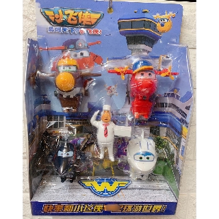 Vỉ mô hình 4 nhân vật đội bay siêu đẳng