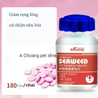 Viên uống giải độc gan thận bổ máu, mượt lông cho chó mèo Borammy