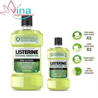 Nước súc miệng Listerine trà xanh 250ml