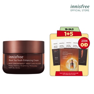 Kem dưỡng phục hồi da và chống lão hóa trà đen innisfree Black Tea Youth Enhancing Cream 45ml