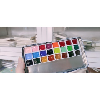 Holbein màu nước cao cấp hạng hoạ sĩ 24 màu