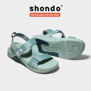 [Mua Kèm Áo Thun 0Đ] Giày Sandals SHONDO F7 Chính Hãng - F7R3232 Màu Xanh Ngọc
