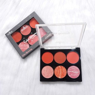 Set Phấn Má Hồng ODBO 6 ô OD104