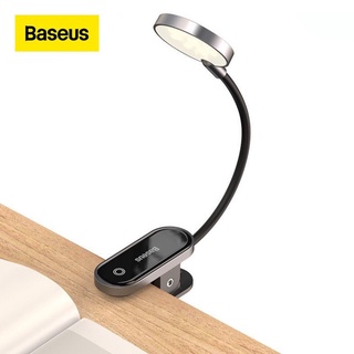 Đèn led Baseus nhỏ kẹp bàn không dây cảm ứng sạc USB để đọc sách làm việc vào ban đêm