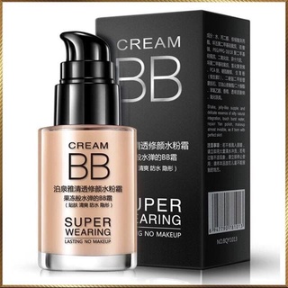 Kem Nền BB Cream Super Wearing Bioaqua che khuyết điểm siêu mỏng nhẹ Zuzu cosmetic