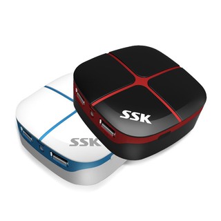 PIN SẠC DỰ PHÒNG SSK 6600MaH SRBC 532 MÀU ĐEN ĐỎ