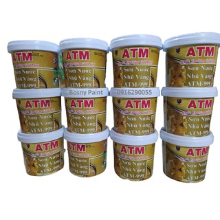 Sỉ 1 kiện Sơn nước nhũ vàng ATM 999 (12 lon x 980g)