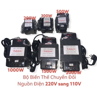 BIẾN ÁP, BIẾN THẾ ĐỔI ĐIỆN 220V RA 110V 200W, 300W, 500W, 10A.NASONAL