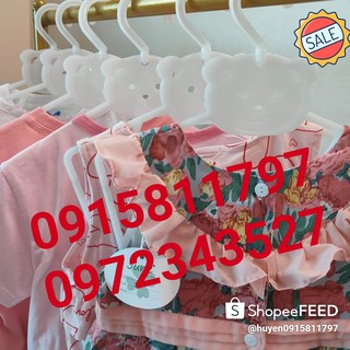 Combo 50 tay bi cài đơn 30cm, 20 vai tre gỗ trẻ em, 30 móc bộ gấu to, 30 móc bộ gấu nhỏ chuyên dùng cho shop trẻ em