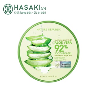 Gel Dưỡng Ẩm Nature Republic Chiết Xuất Lô Hội 300ml