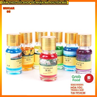Tinh dầu nước hoa,khử mùi xe ô tô, phòng,tủ nhà cửa,hương nhẹ nhàng nhưng  cuốn hút,giúp tinh thần sảng khoái hơn,Lọ10ML