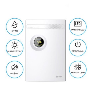 Máy hút ẩm mini tạo không khí trong lành tiệt trùng khử khuẩn hiển thị màn hình điện tử sấy khô Mã 𝐌𝐚̃ 𝐃𝐗-𝟎𝟏