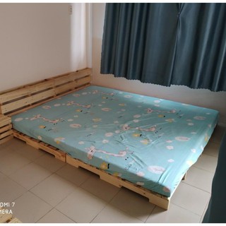(Xưởng Nhà Làm ) GIƯỜNG PALLET GỖ HỒNG PHÁT HOMESTAY