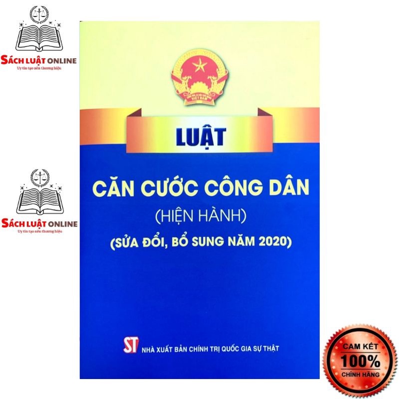 Sách LV1 - Luật căn cước công dân (Hiện hành) (NXB Chính trị quốc gia Sự thật)