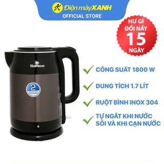 [Mã ELMALL150 giảm 8% đơn 500K] Bình đun siêu tốc Bluestone KTB 3468 1.7 lít