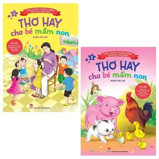 Sách - Combo Thơ Hay Cho Bé Mầm Non - Tập 1 Và 2 (Bộ 2 Tập)