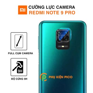 Cường lực camera Redmi Note 9 Pro / Redmi Note 10 Pro độ cứng 9H trong suốt - Dán camera Xiaomi Redmi Note 9 Pro