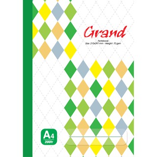 HẢI TIẾN Lốc Sổ lò xo Grand - Hải Tiến (200trang) A4, A5