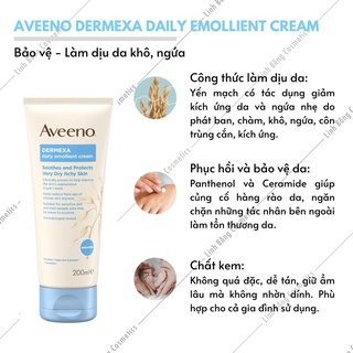 KEM DƯỠNG ẨM PHỤC HỒI DA AVEENO DEMERXA DAILY EMOLLIENT CREAM