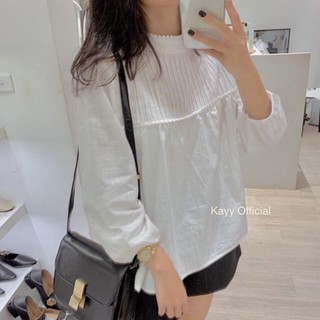 ÁO BABY DOLL XẾP LY 2 MÀU NỮ