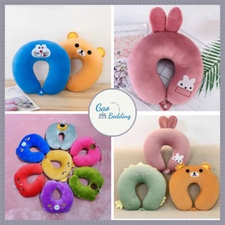 Gối đỡ cổ chữ U gối cho bé tập ngồi Gối nghỉ trưa văn phong mềm mại
